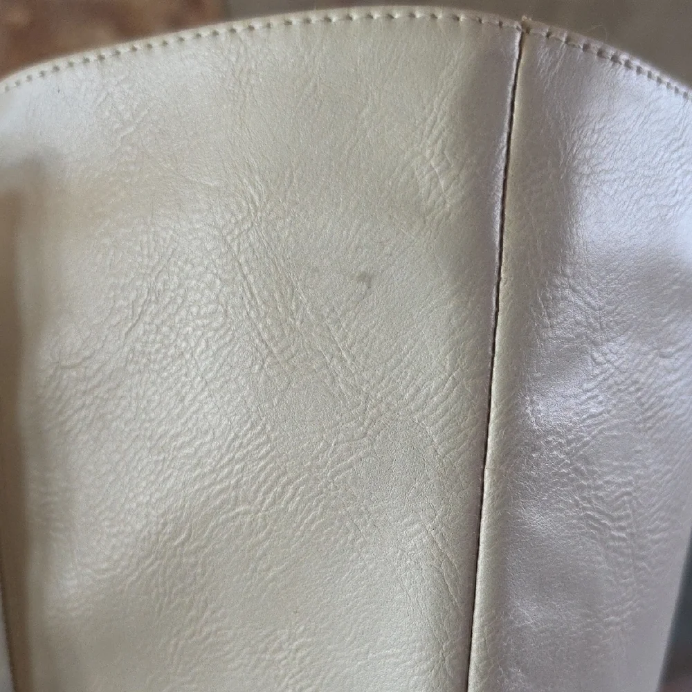 Wanted Cream Over the Knee Boots - Picture 7 of 9